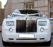 Rolls Royce Phantom - White hire  in London
